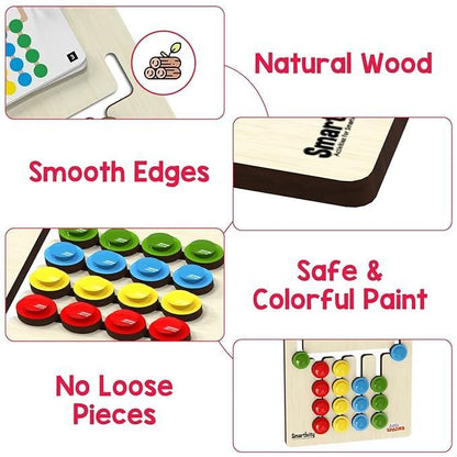 Slide Puzzle Game Color & Pattern Matching