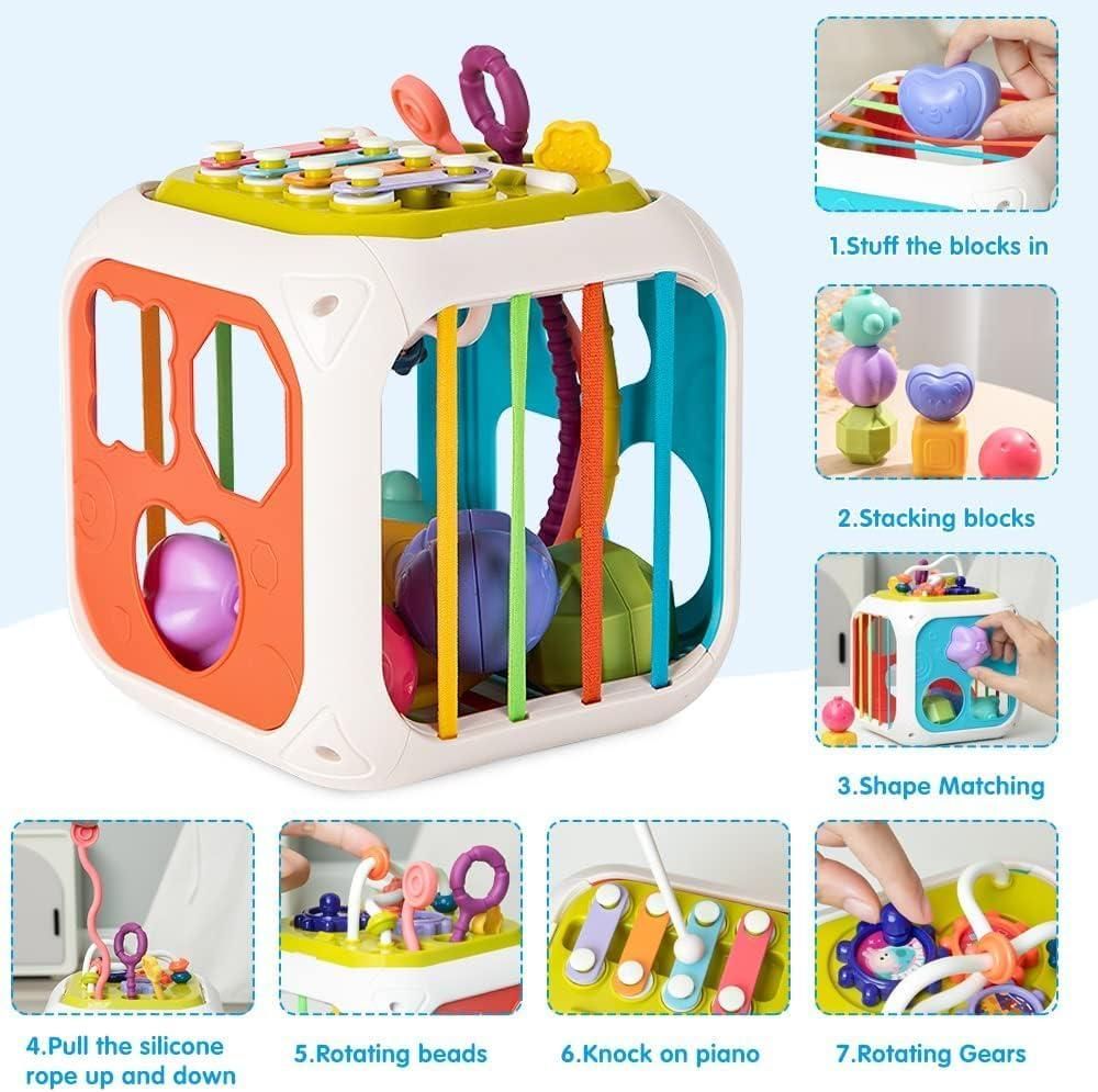 Montessori 7 in 1 Shape Sorting Box