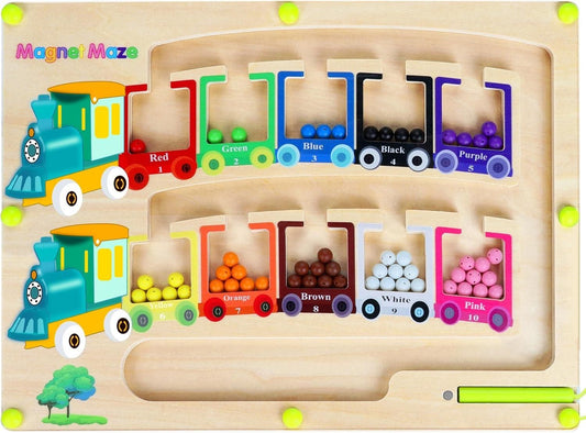 Magnetic Color & Number Maze