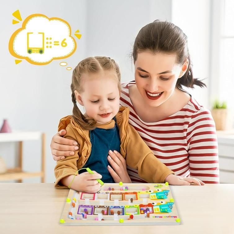 Magnetic Color & Number Maze